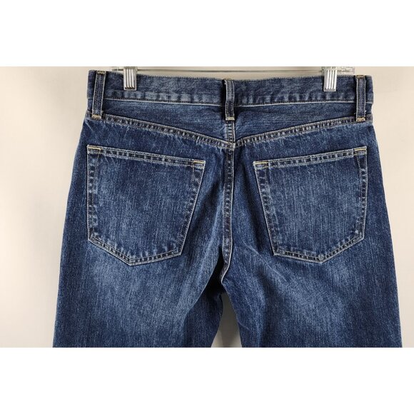 UNIQLO x Japanese JEANS Men 7 Blue Regular Fit Straight Streetwear Denim (32x30) - Picture 10 of 12